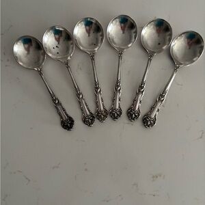 Silverplate Soup/Gumbo Spoons - Set of 6